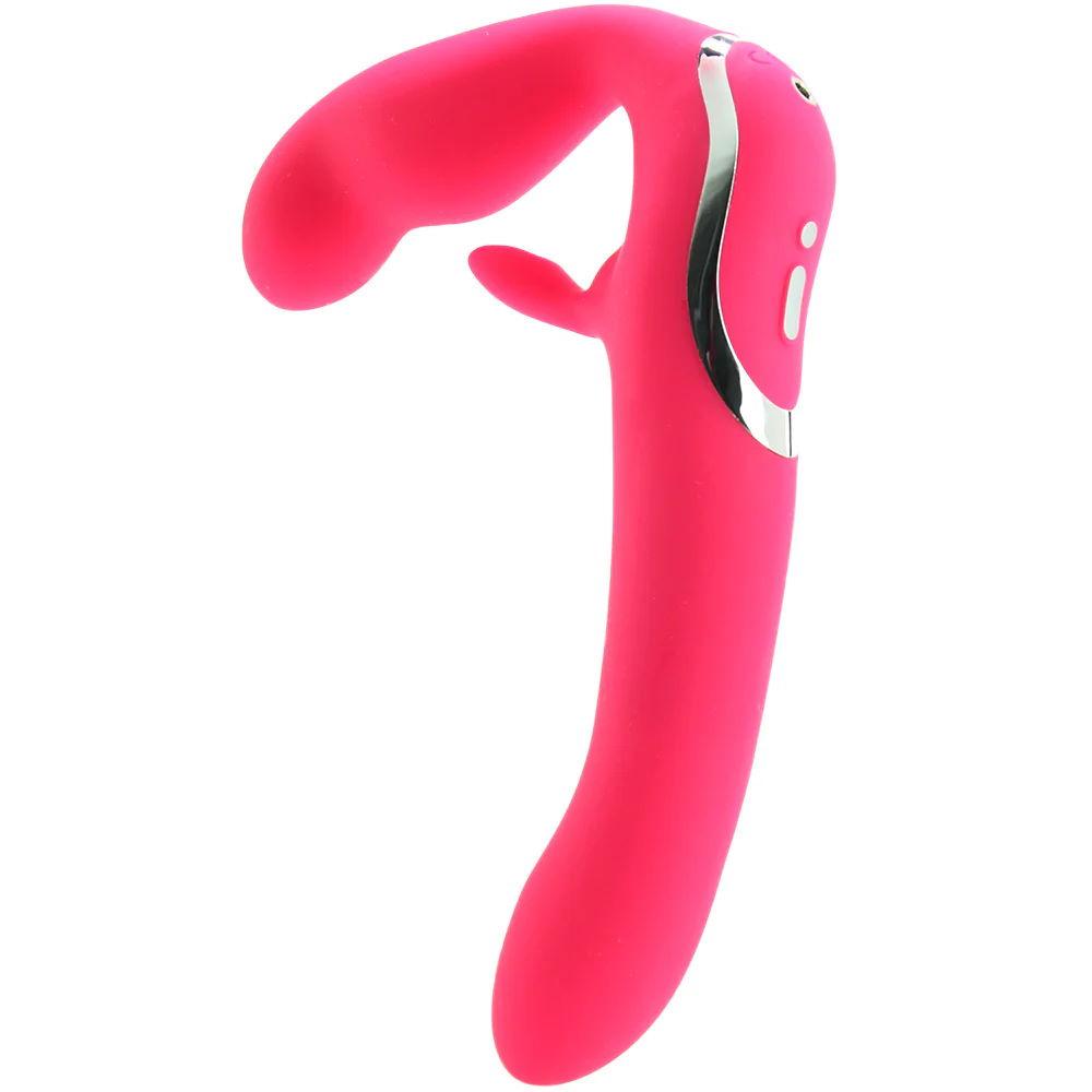 Безремневой страпон Rechargeable Vibrating Strapless Strap On