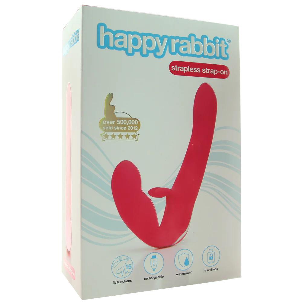 Безремневой страпон Rechargeable Vibrating Strapless Strap On