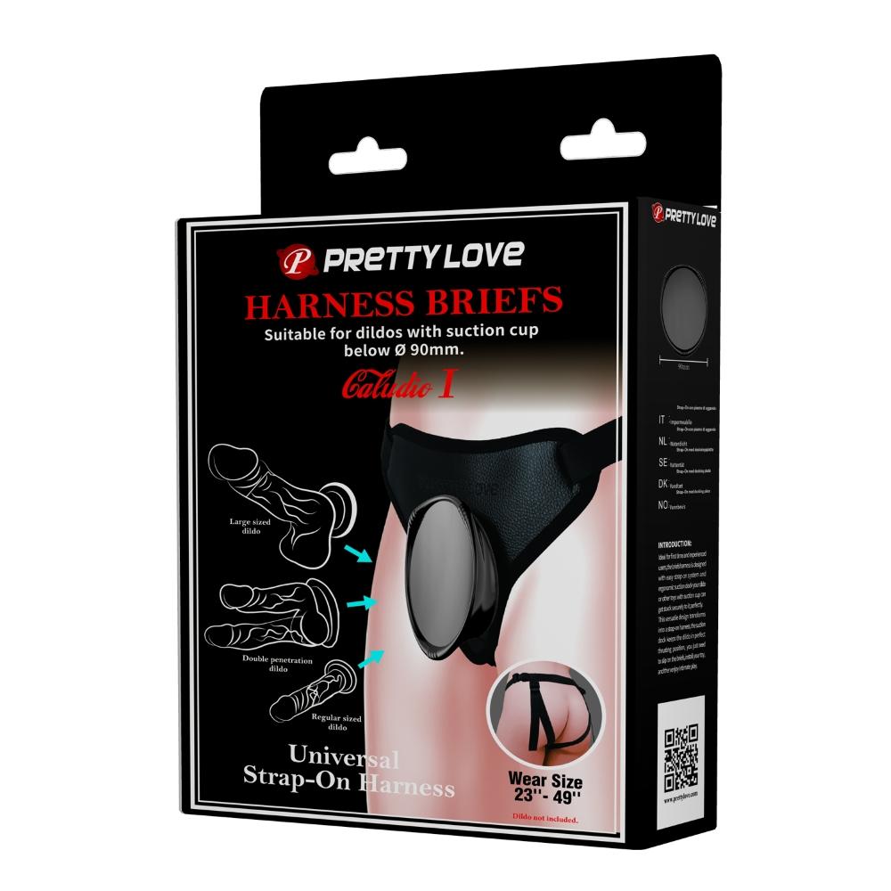 Универсальный ремень для страпона "Harness Briefs Caludio I", Pretty love