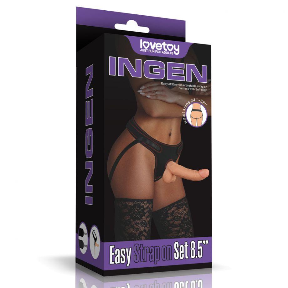 Страпон женский "Easy Strapon Set 8.5"