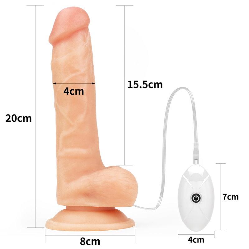 Страпон женский "Vibrating Easy Strapon Set 7.5"