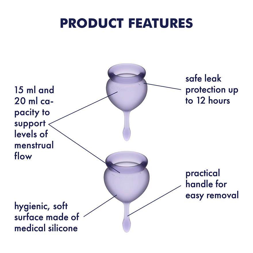 Менструальные чаши Satisfyer Feel Good Menstrual Cup