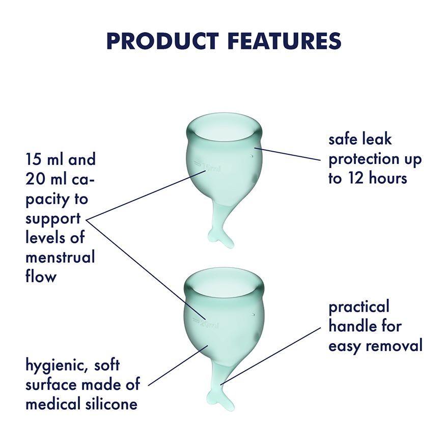 Менструальные чаши Satisfyer Feel Secure Menstrual Cup