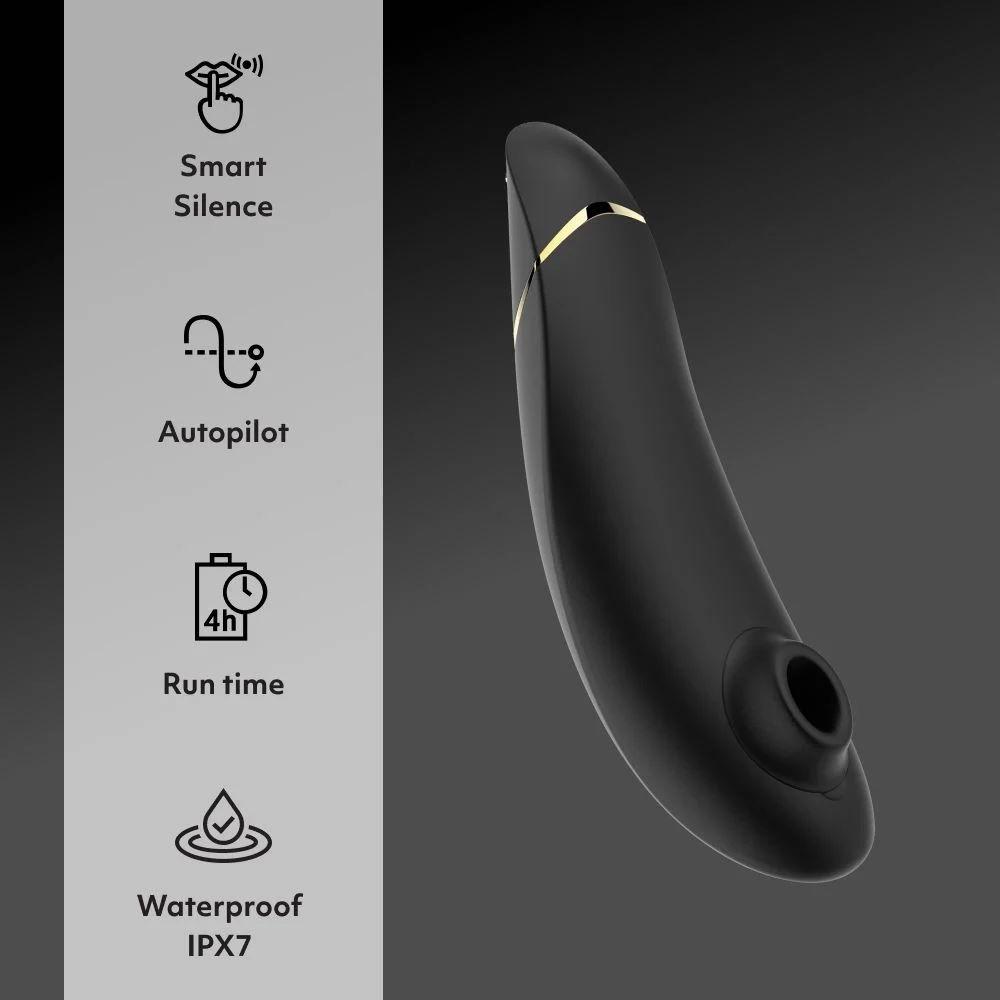 Набор для пар WOW Golden Moments 2 Collection: клиторальный стимулятор Womanizer PREMIUM 2 + вибратор для пар We-Vibe Chorus