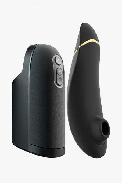 Набор для пар WOW Pleasure Pair: клиторальный стимулятор Womanizer PREMIUM 2 + мастурбатор Arcwave Ion