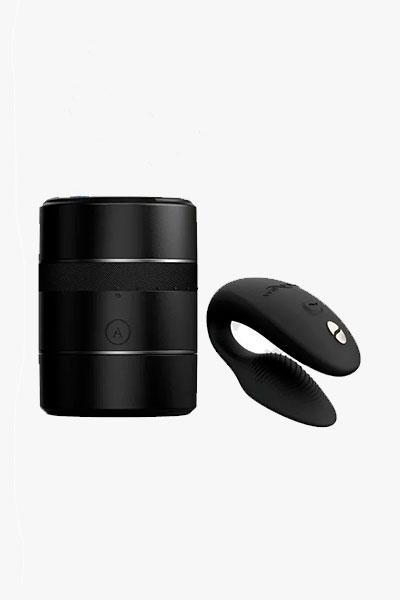 Набор для пар WOW Double the Fun: вибратор для пар We-Vibe Sync 2 + мастурбатор Arcwave Voy