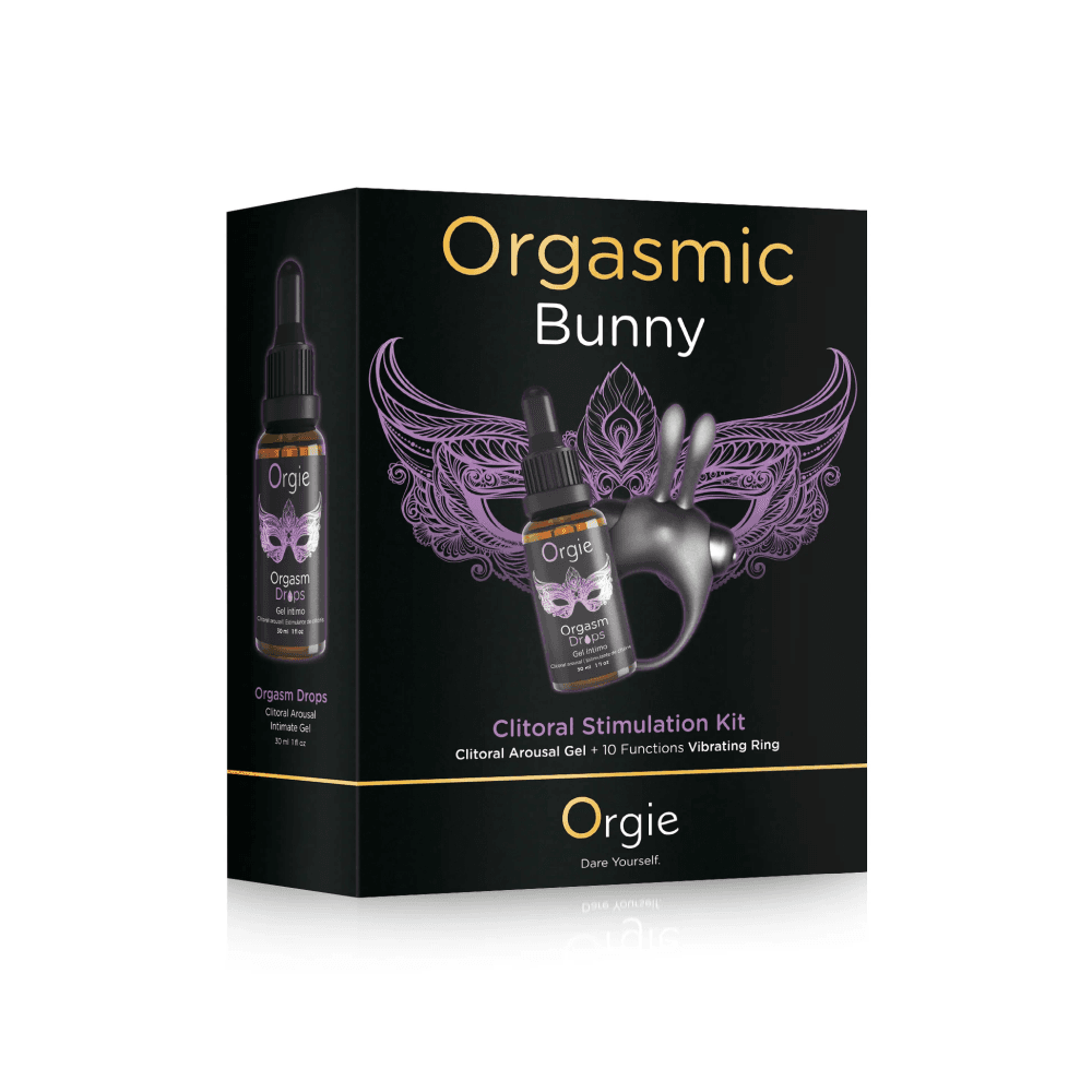 Стимулятор клитора и эрекционное кольцо с вибрацией "ORGASMIC BUNNY", Orgie