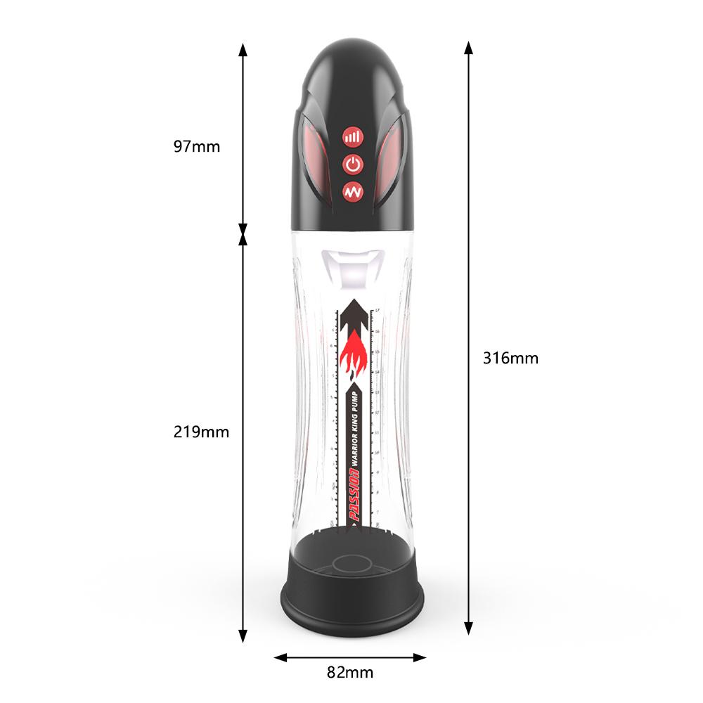 Автоматическая гидропомпа с режимом мастурбации "WARRIOR KING PUMP", CANWIN