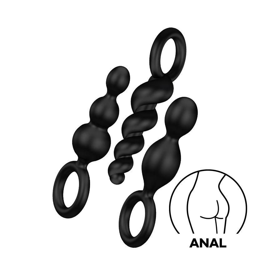 Набор анальных пробок Satisfyer Plugs (Set of 3)