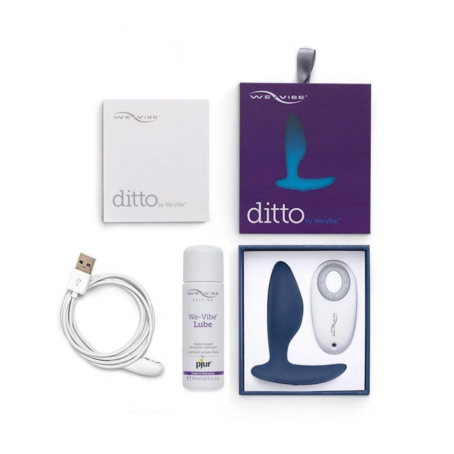 Анатомическая анальная пробка с вибрацией WE-VIBE Ditto