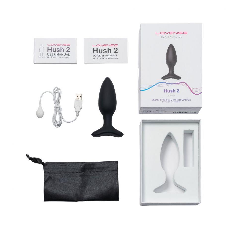 Анальная вибровтулка Lovense Hush 2 S
