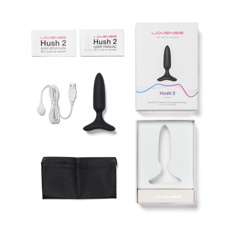 Анальная вибровтулка Lovense Hush 2 XS