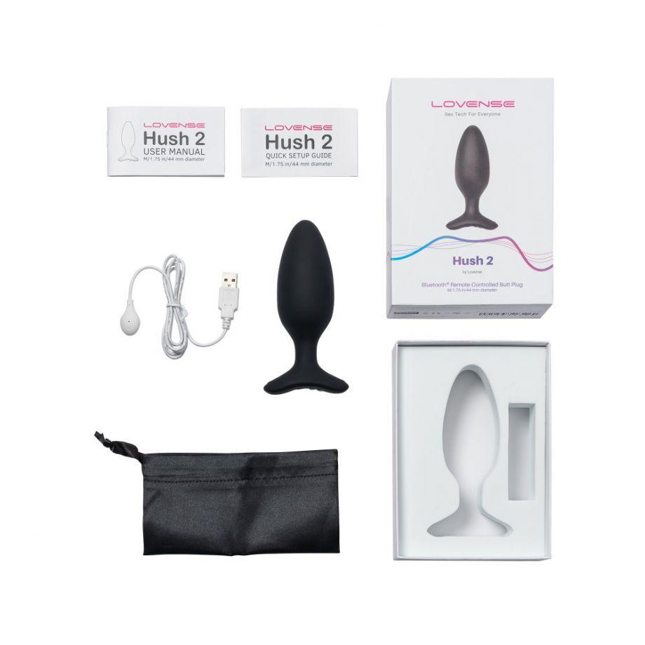 Анальная вибровтулка Lovense Hush 2 M