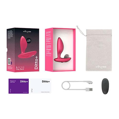 Анальная вибровтулка с ПДУ WE-VIBE Ditto+