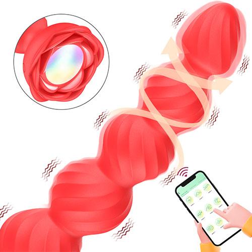 Анальная цепочка с ПДУ и управлением через приложение "Elegant Chain"