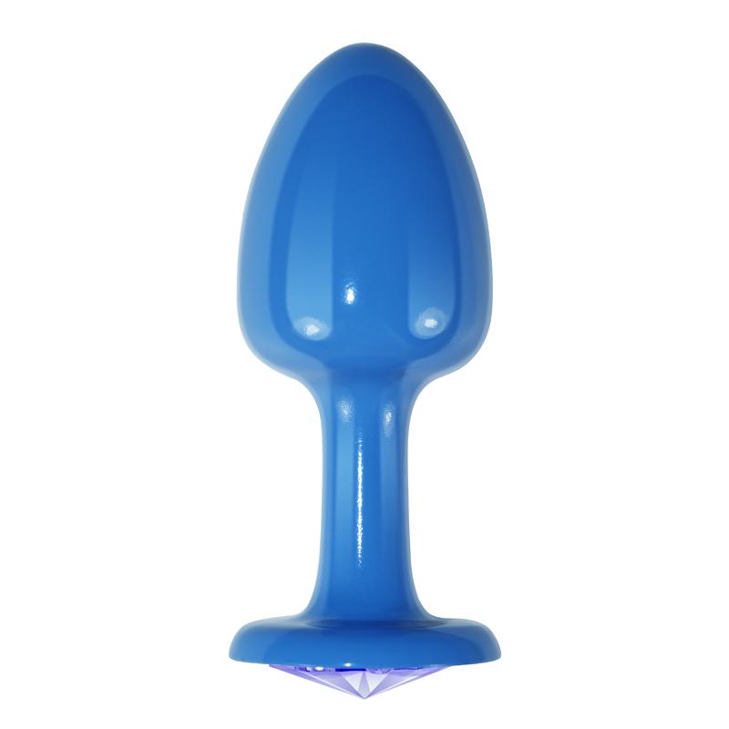 Ювелирная анальная втулка "Rosebud Blue"