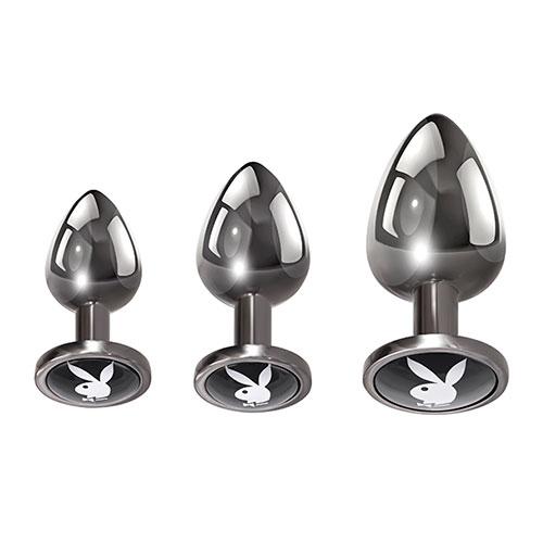 Набор анальных пробок Playboy Pleasure 3 Ways Anal Plug Set