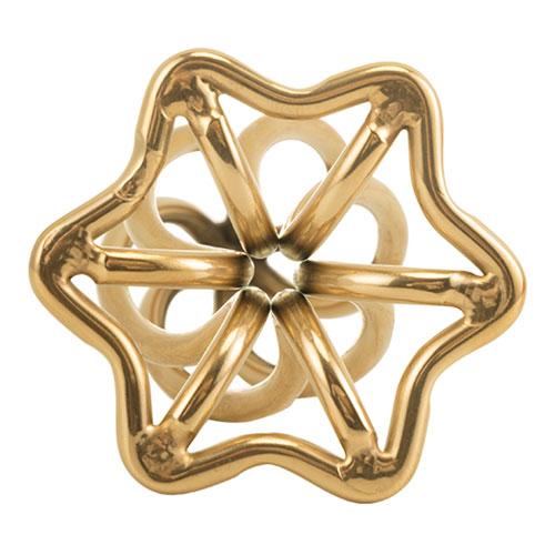 Анальная металлическая втулка LOCKINK Pinecone Hollow Spiral Small