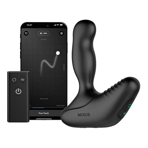 Вибромассажер простаты с вращающейся головкой NEXUS Revo Stealth