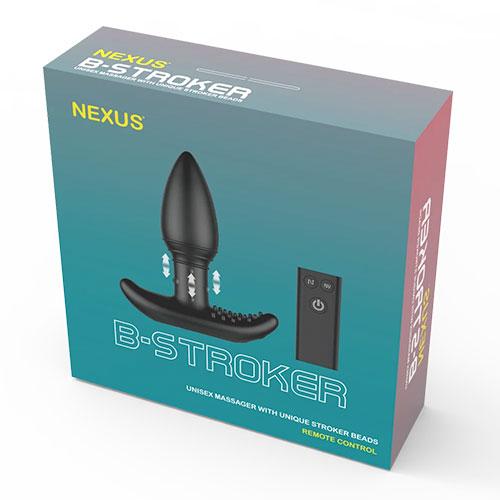 Анальная вибровтулка с движущимися шариками NEXUS B Stroker
