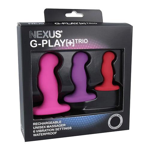 Набор анальных вибровтулок NEXUS G Play Trio
