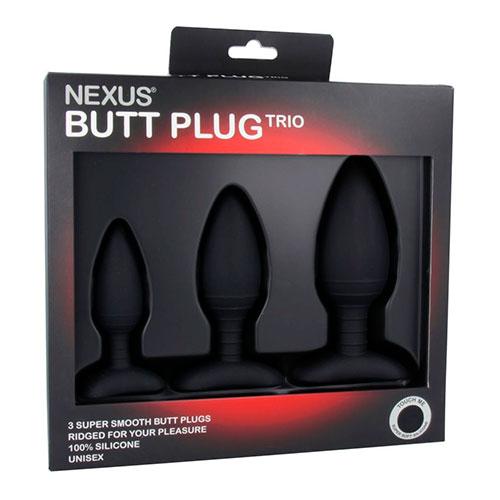 Набор анальных пробок NEXUS Butt Plug trio
