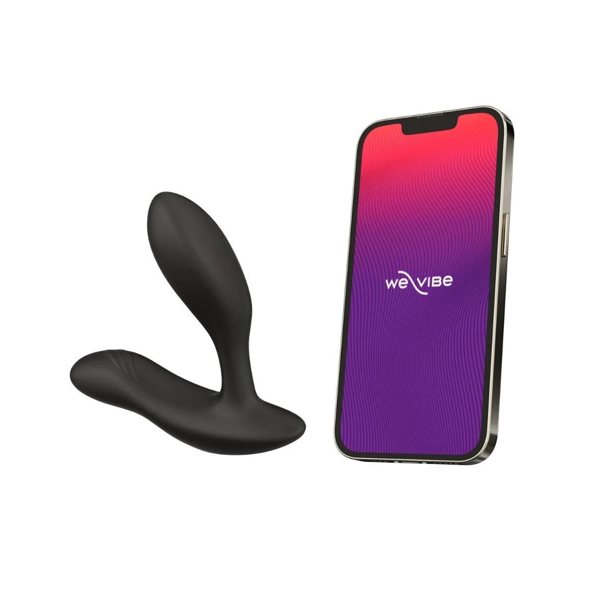 Массажер простаты Vector + с ПДУ, с возможностью управления через смартфон