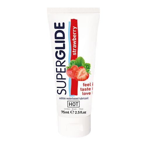 SuperGlide Клубника Орально-вагинальная съедобная смазка