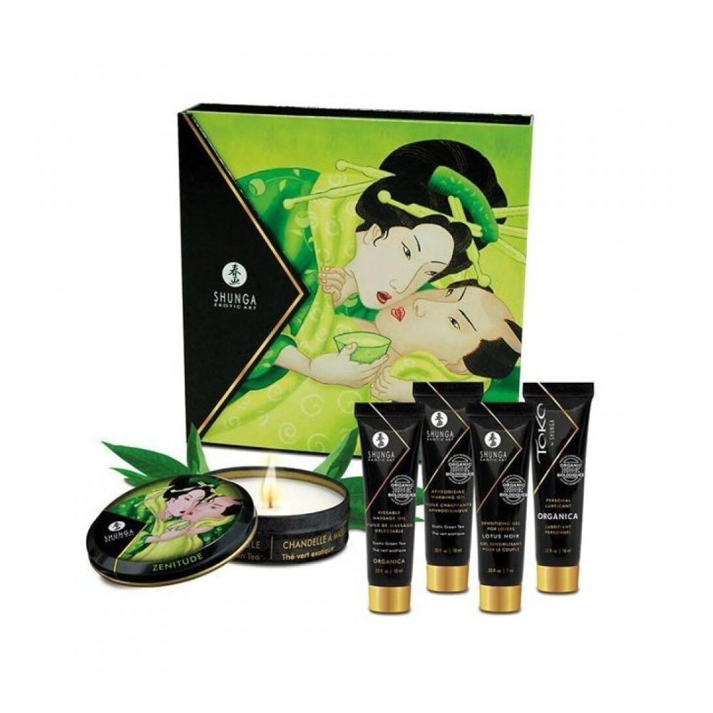 Набор лубрикантов "Geishas Secret Kit Green Tea", Shunga