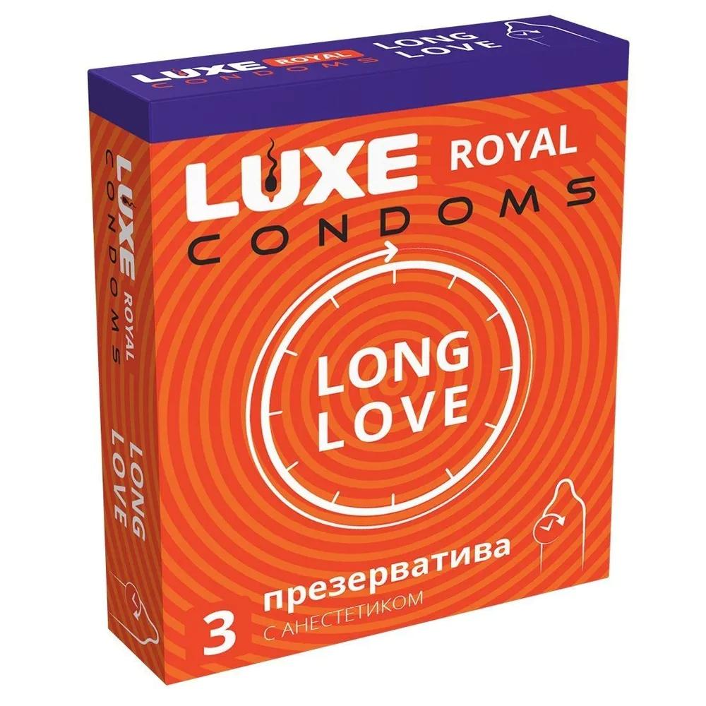 Презервативы LUXE ROYAL Long Love с пролонгирующим эффектом